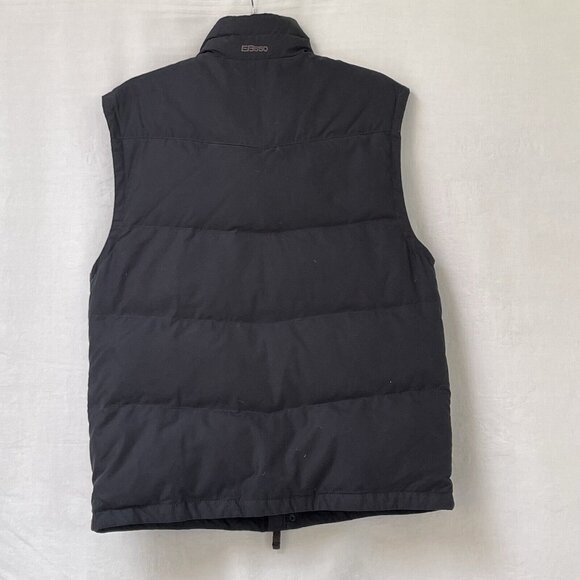 Eddie Bauer EB550 Fill Puffer Goose Down Vest Womens Medium Black Outdoor Casual - Picture 4 of 11
